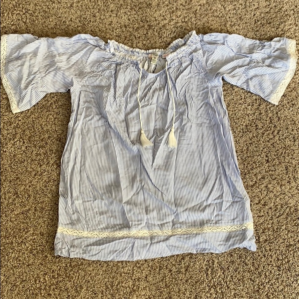 Girls bells sleeve blouse